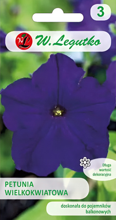 PETUNIA SURFINIA ZWISAJĄCA NIEBIESKA nasiona 0,01g